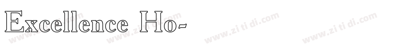 Excellence Ho字体转换